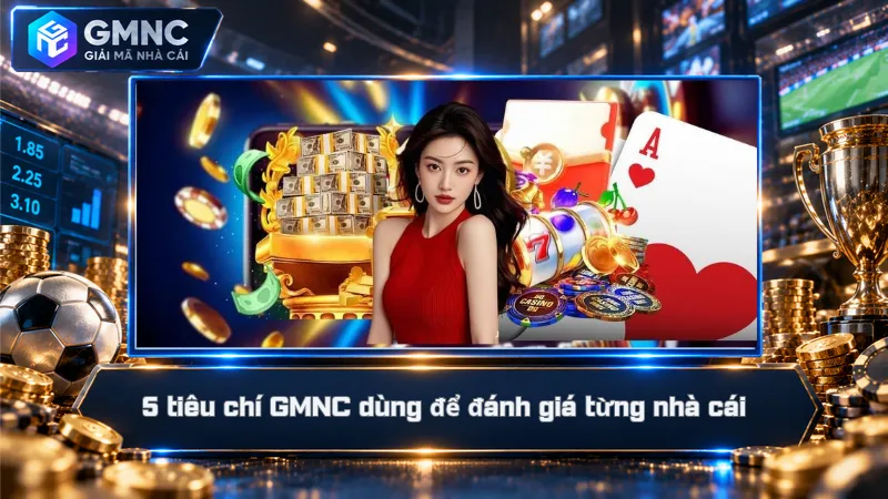 GMNC – Giải Mã Nhà Cái 🛡️ Sàng Lọc Uy Tín & Cảnh Báo Rủi Ro 🔍 6 5 tiêu chí GMNC dùng để đánh giá từng nhà cái