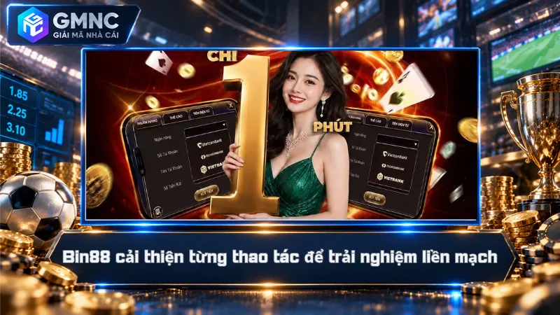 Bin88 – Nhà Cái Hoàn Trả Cao, Bảo Hiểm Cược Đến 1 Tỷ 4 Bin88 cải thiện từng thao tác để trải nghiệm liền mạch