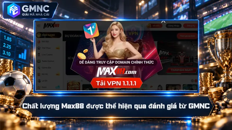 Max88 – Nhà Cái Giao Dịch Nhanh, Quyền Lợi Đến 38 Triệu 6 Chất lượng Max88 được thể hiện qua đánh giá từ GMNC