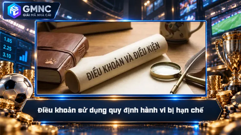 Điều khoản sử dụng quy định hành vi bị hạn chế