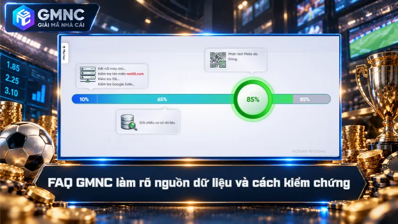 FAQ GMNC làm rõ nguồn dữ liệu và cách kiểm chứng