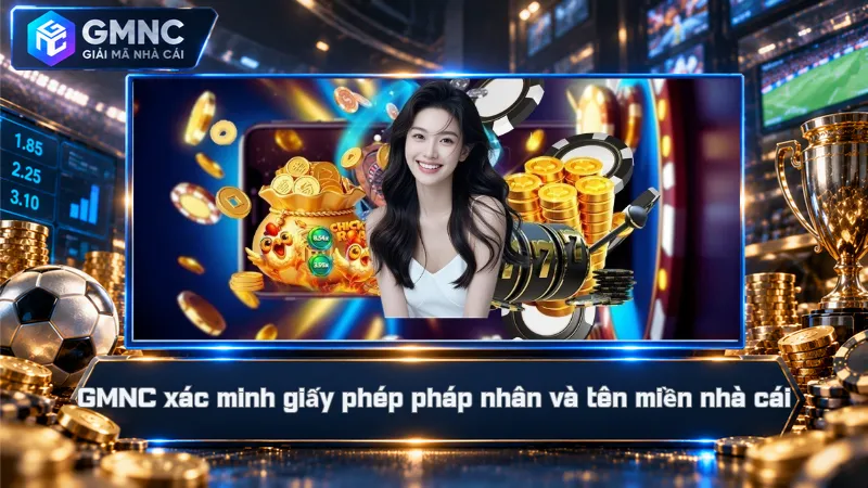 GMNC – Giải Mã Nhà Cái 🛡️ Sàng Lọc Uy Tín & Cảnh Báo Rủi Ro 🔍 4 GMNC xác minh giấy phép pháp nhân và tên miền nhà cái