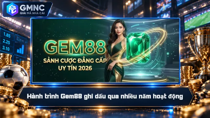 Gem88 – Nhà Cái Đầu Tư Mạnh Trải Nghiệm Và Quyền Lợi 1 Hành trình Gem88 ghi dấu qua nhiều năm hoạt động