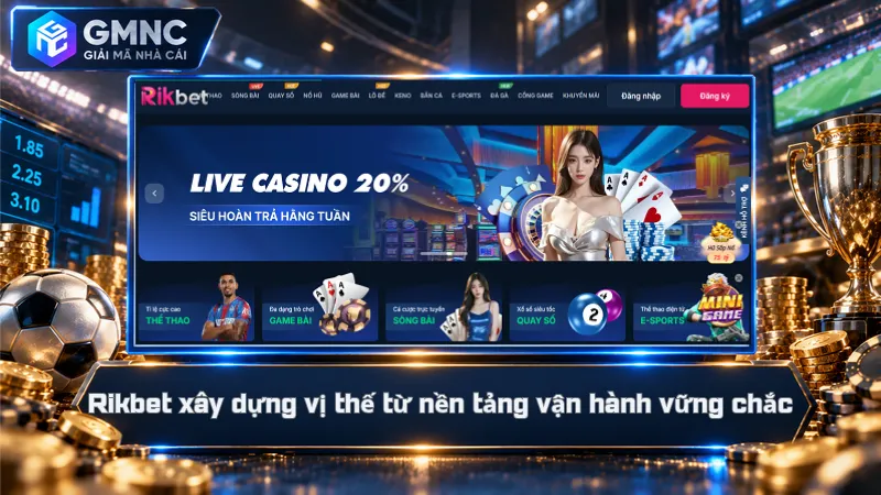 Rikbet xây dựng vị thế từ nền tảng vận hành vững chắc