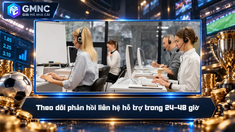 Theo dõi phản hồi liên hệ hỗ trợ trong 24–48 giờ