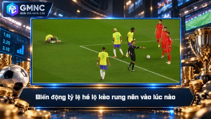 Biến động tỷ lệ hé lộ kèo rung nên vào lúc nào