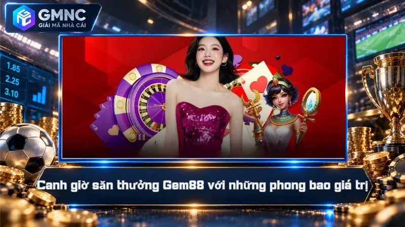 Canh giờ săn thưởng Gem88 với những phong bao giá trị