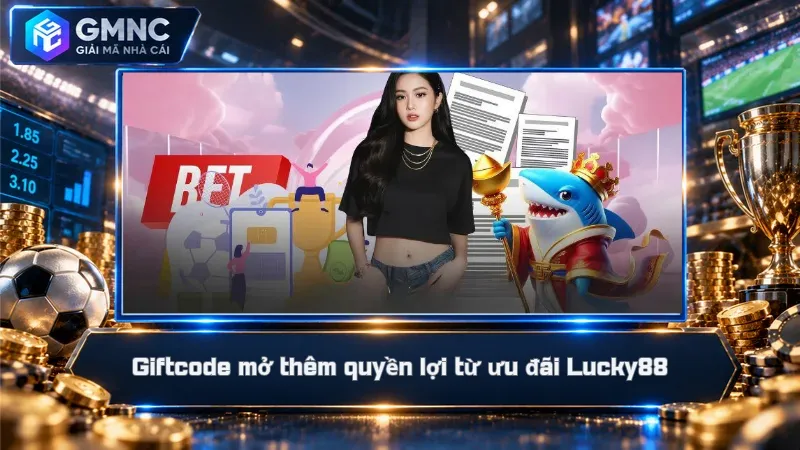 Giftcode mở thêm quyền lợi từ ưu đãi Lucky88
