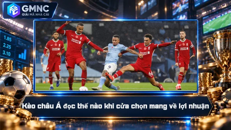 Kèo châu Á đọc thế nào khi cửa chọn mang về lợi nhuận