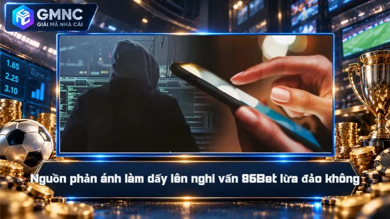 Nguồn phản ánh làm dấy lên nghi vấn 86Bet lừa đảo không
