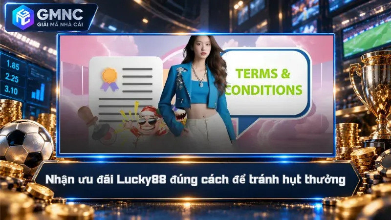 Nhận ưu đãi Lucky88 đúng cách để tránh hụt thưởng