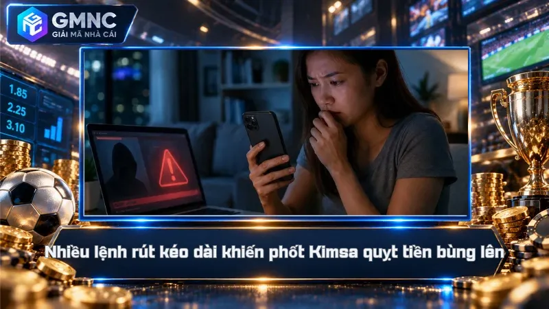 Nhiều lệnh rút kéo dài khiến phốt Kimsa quỵt tiền bùng lên