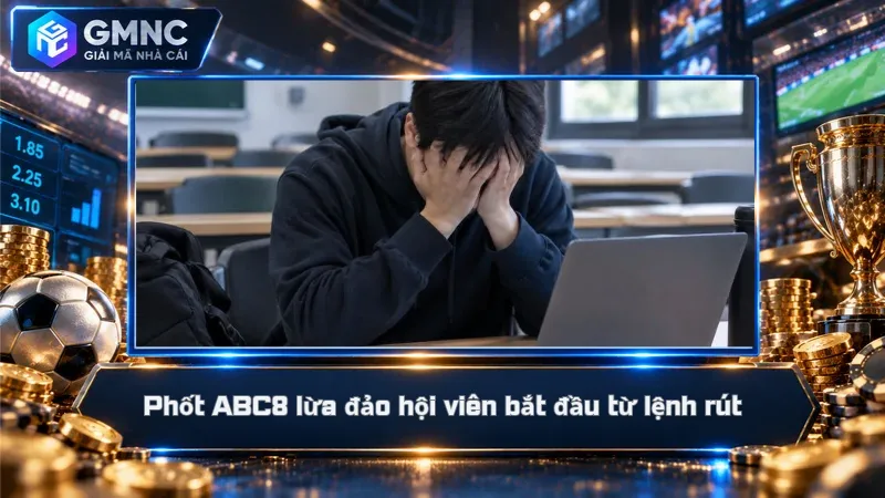 Phốt ABC8 lừa đảo hội viên bắt đầu từ lệnh rút