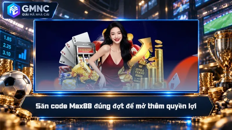 Săn code Max88 đúng đợt để mở thêm quyền lợi