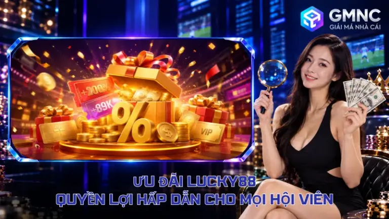 Ưu Đãi Lucky88 – Quyền Lợi Hấp Dẫn Cho Mọi Hội Viên