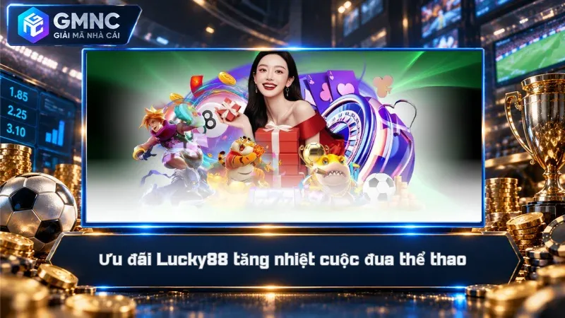 Ưu đãi Lucky88 tăng nhiệt cuộc đua thể thao